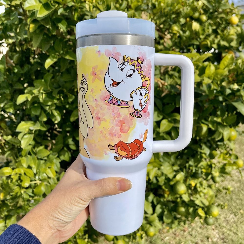 Disney Beauty and the Beast Princess Belle Brand new 40oz double wall stainless - Picture 3 of 3